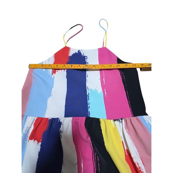Crosby by Mollie Burch Multicolor Paintbrush Print Dress - Size XS - Picture 3 of 5